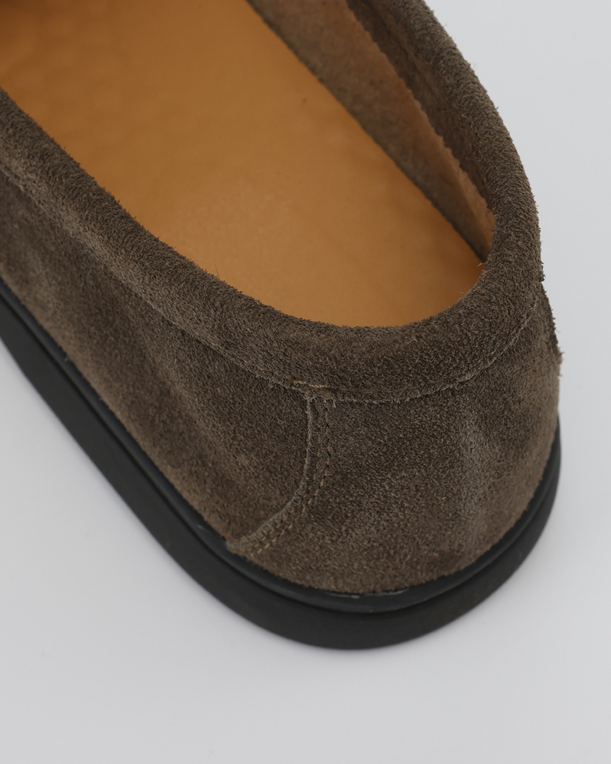 Premium Suede Loafers with Sleek Black Soles