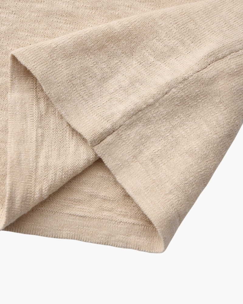 Essential Linen-Cotton Crewneck Top