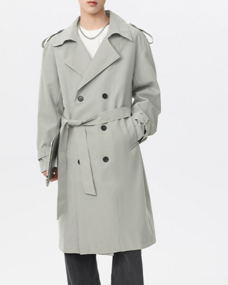 Timeless Classic Double-Breasted Trench Coat