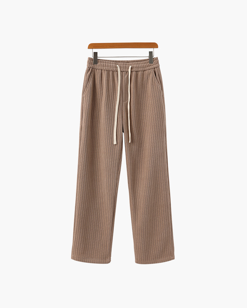 Pantalon Elegant Roman din Catifea