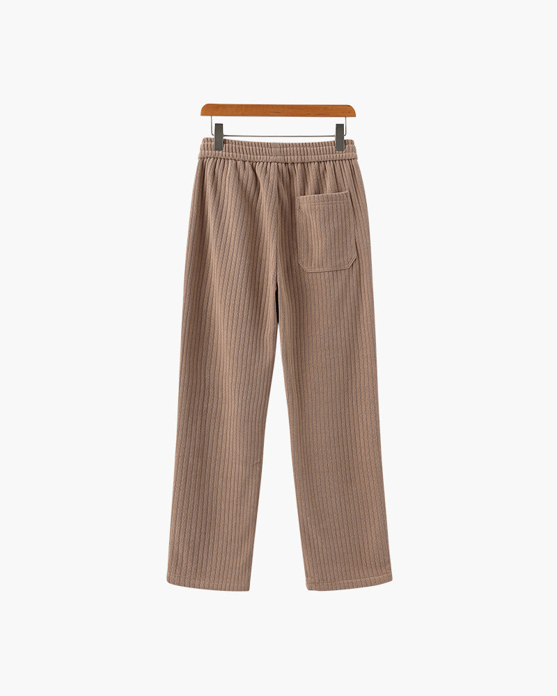 Pantalon Elegant Roman din Catifea