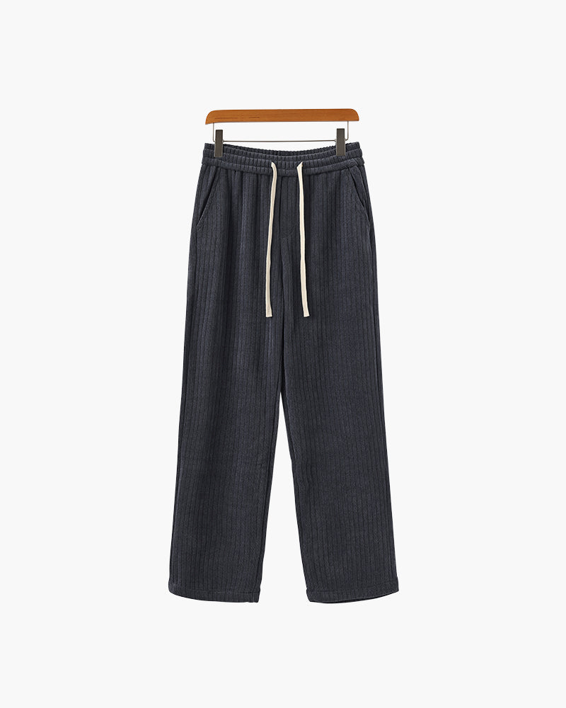 Pantalon Elegant Roman din Catifea