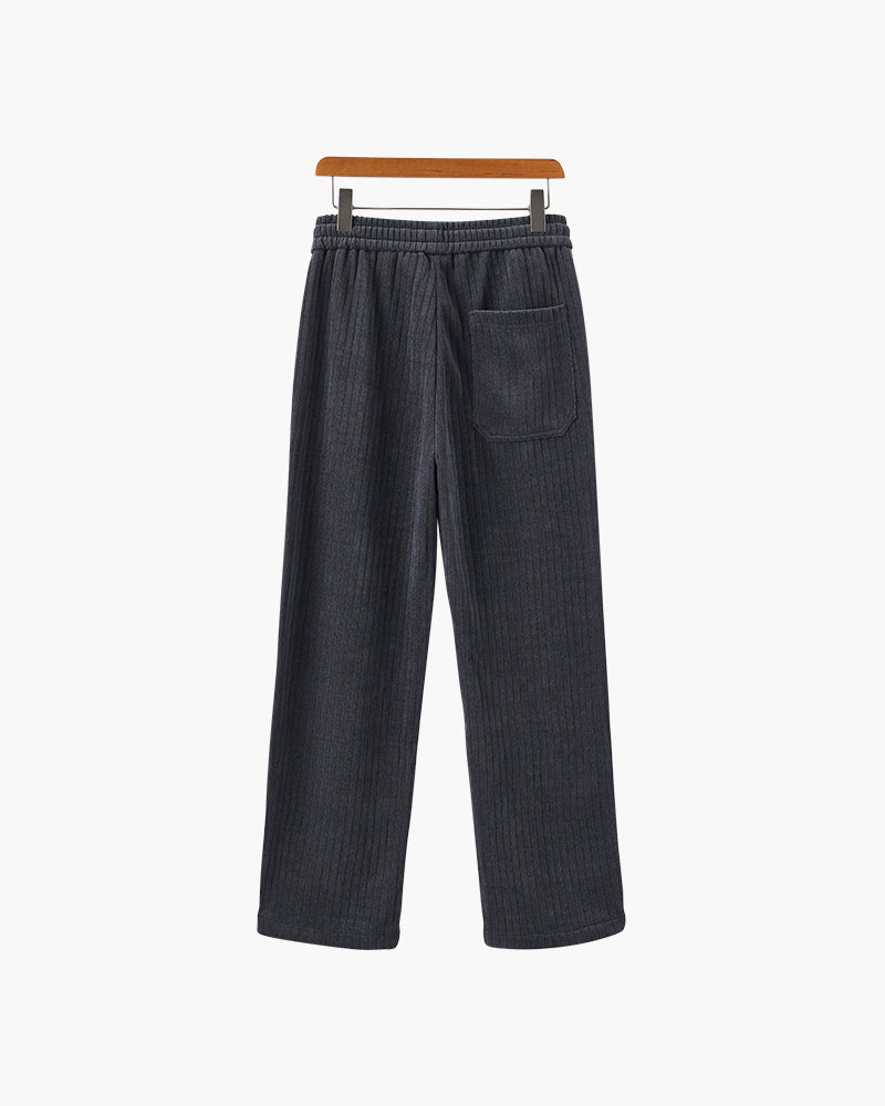 Pantalon Elegant Roman din Catifea