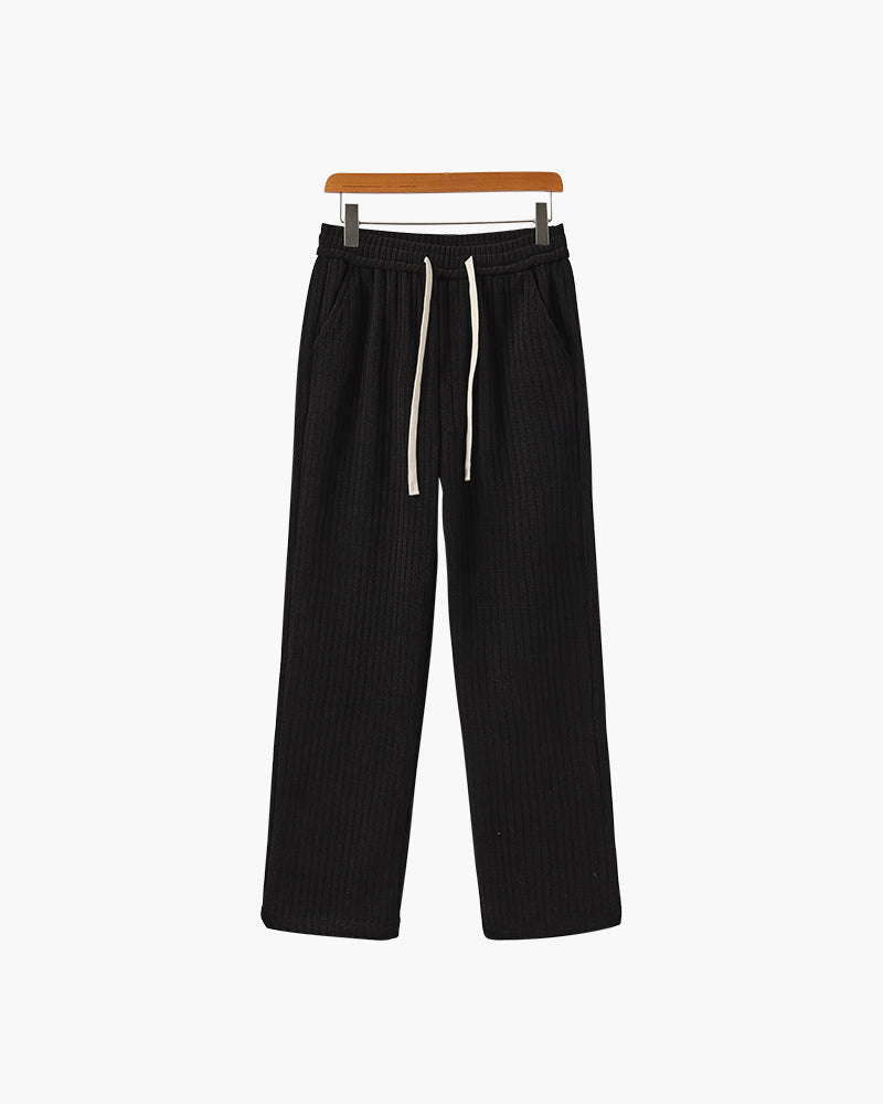 Pantalon Elegant Roman din Catifea