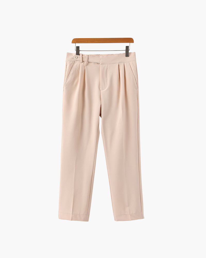 Paris Pantalon Taille Haute Élégant