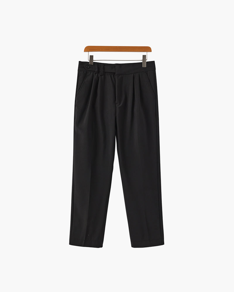 Paris Pantalon Taille Haute Élégant