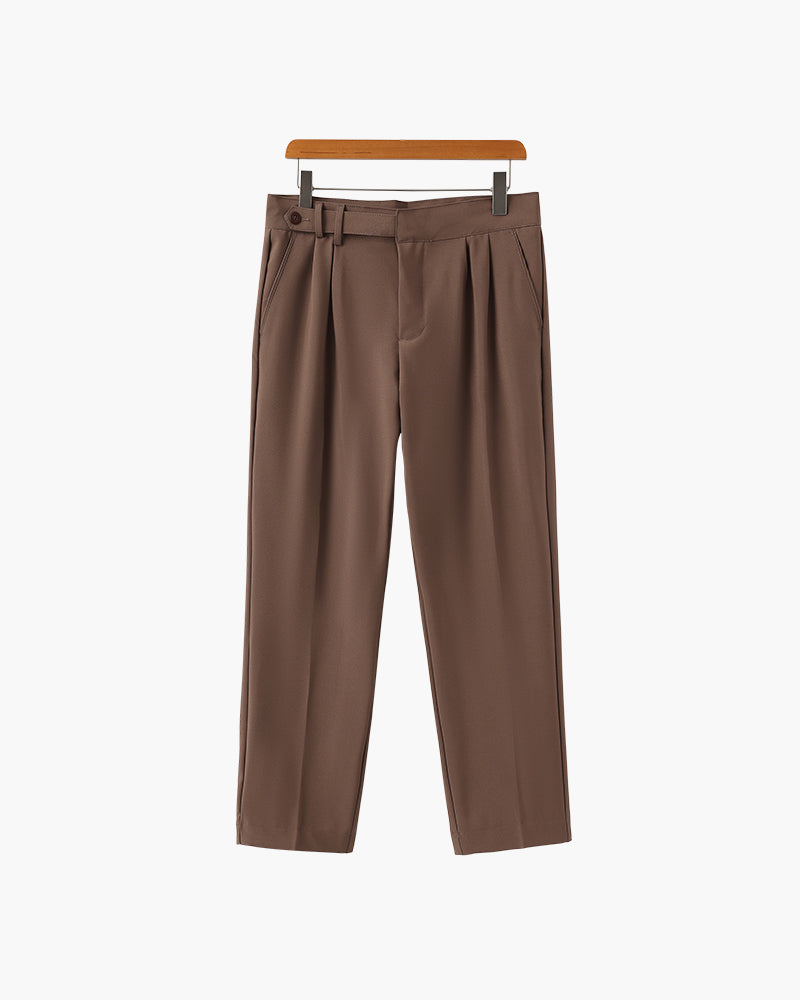Paris Pantalon Taille Haute Élégant