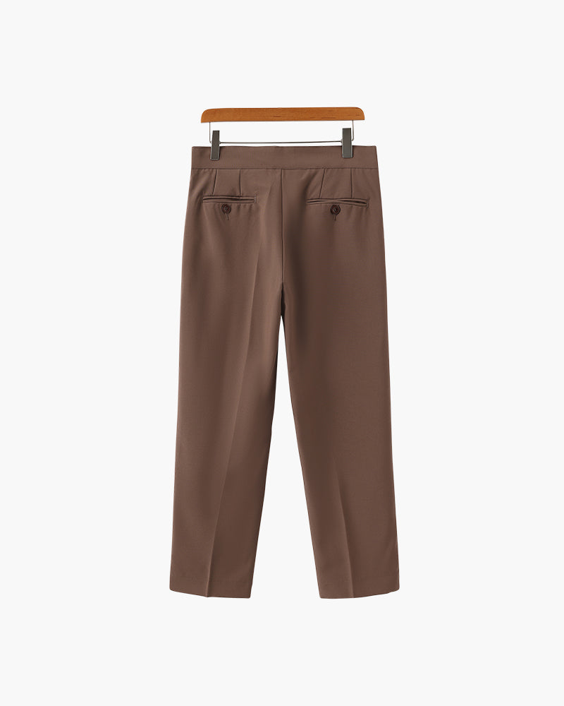Paris Pantalon Taille Haute Élégant