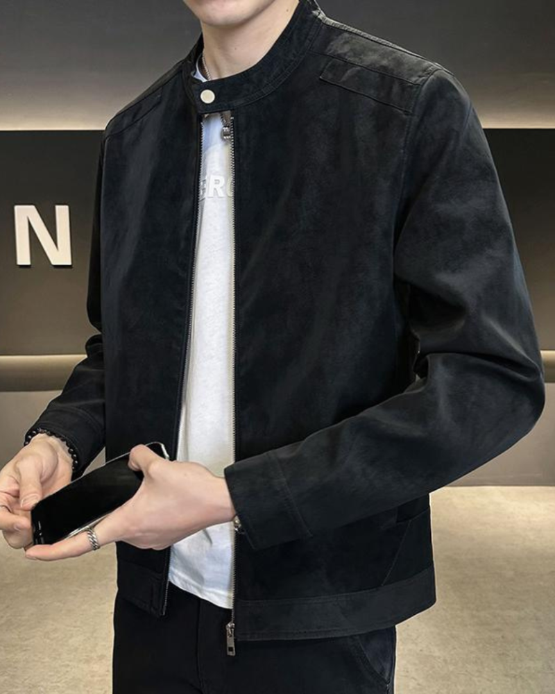 Estate Suede Leather Jacket – Timeless Luxury & Classic Style