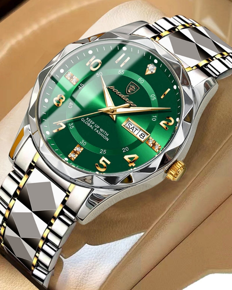 Classic Two-Tone Stainless Steel Watch