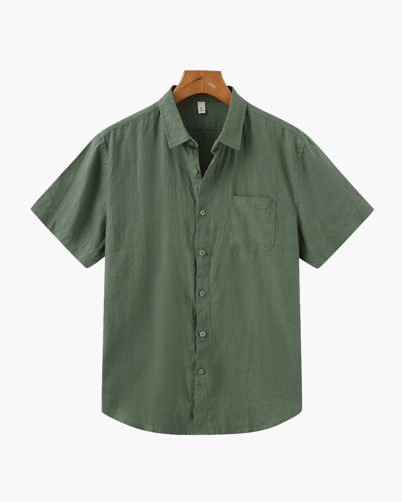 Cape Town Linen Short-Sleeve Shirt