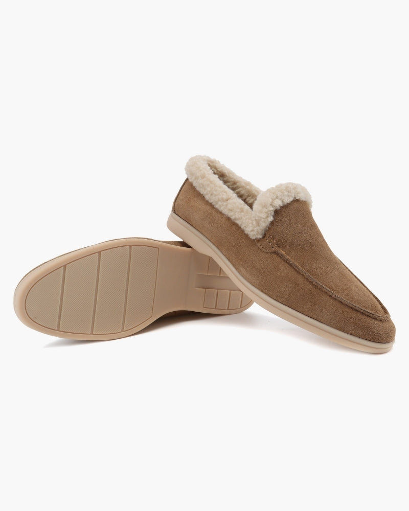 Premium Fur-Lined Loafers
