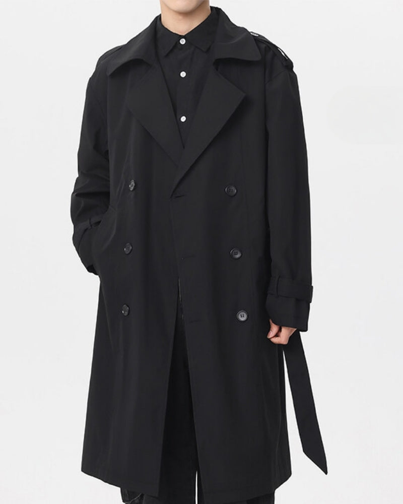 Timeless Classic Double-Breasted Trench Coat
