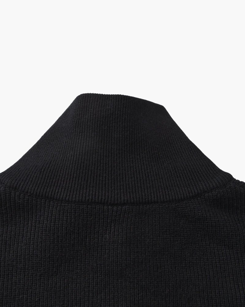 Refined Half-Zip Knit Pullover Sweater