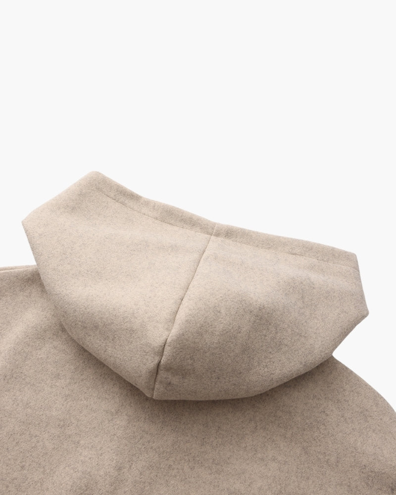 Marlow Wool Zip-Up Coat