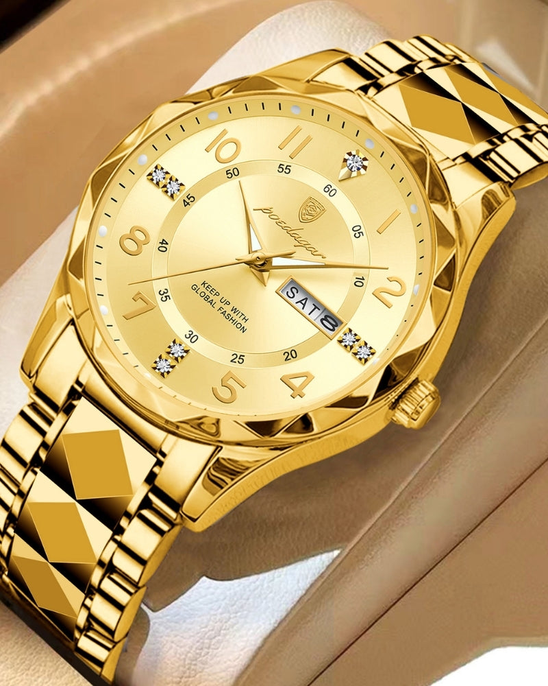 Classic Two-Tone Stainless Steel Watch