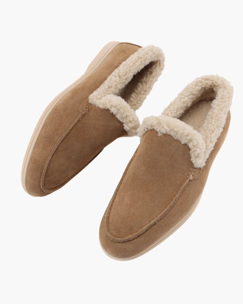Premium Fur-Lined Loafers