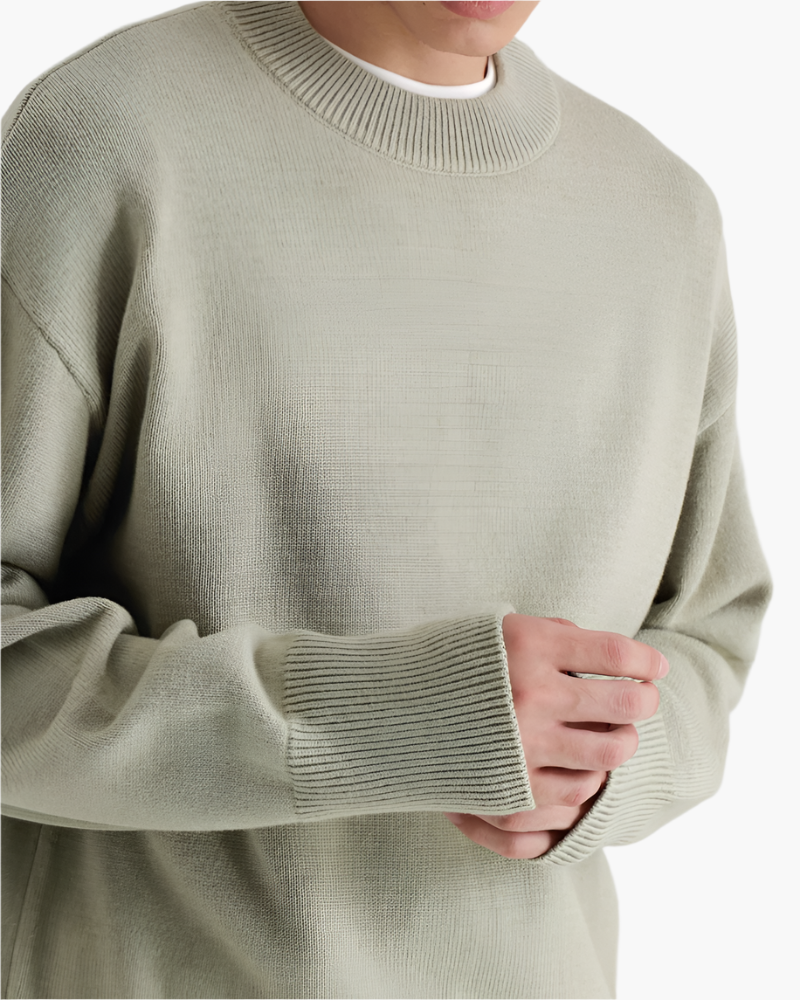 100% Luxurious Premium Wool Turtleneck Sweater
