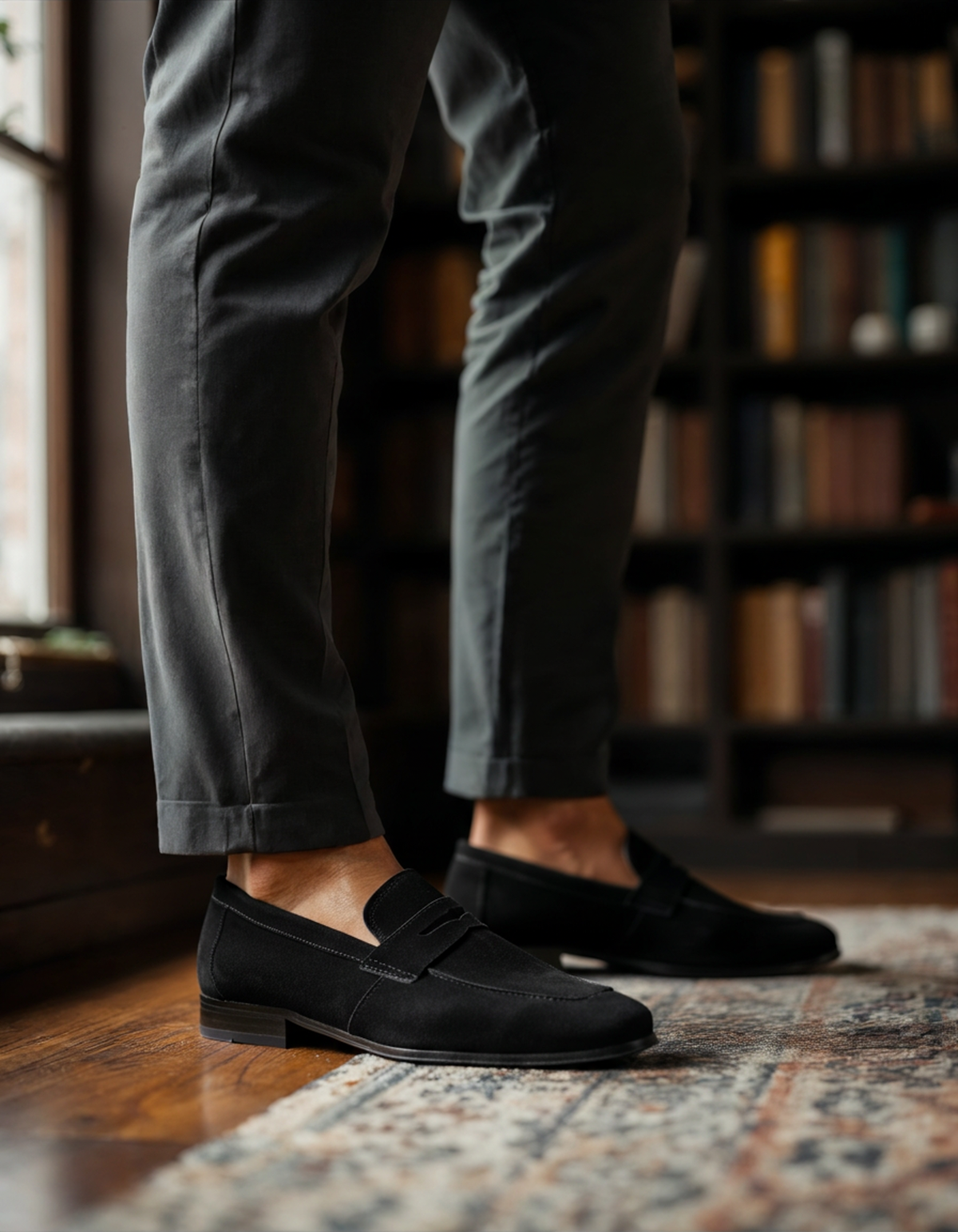 Old Money Suede Penny Loafers – Timeless Elegance & Classic Comfort