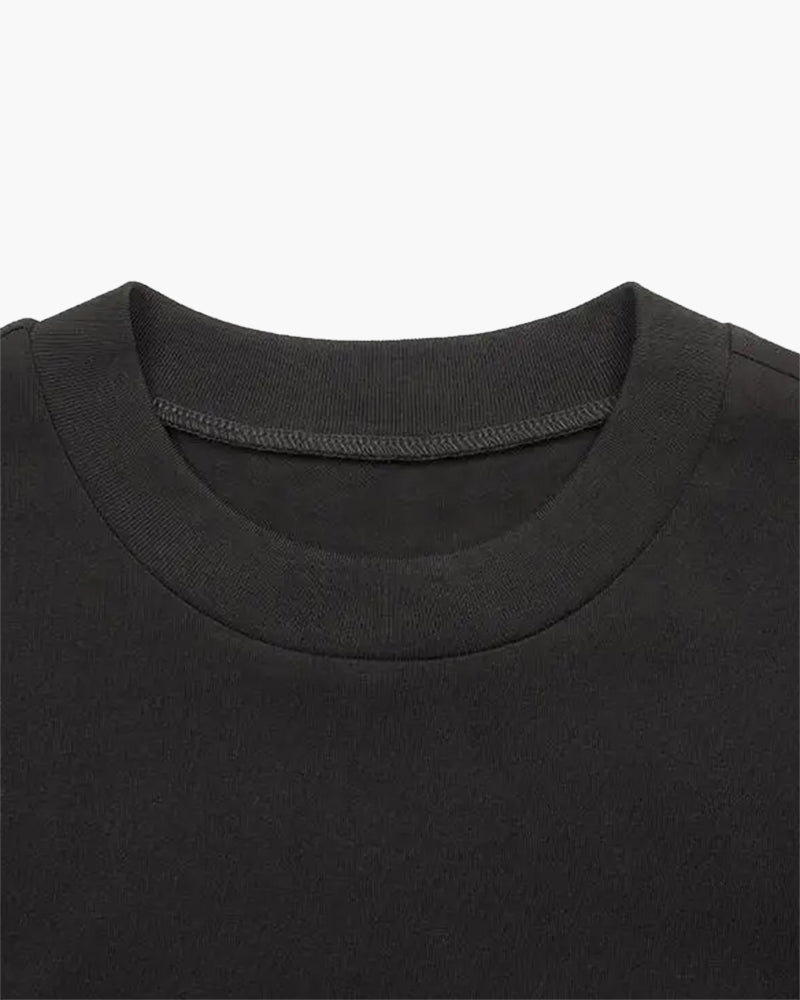 Refined Solid-Color T-Shirt