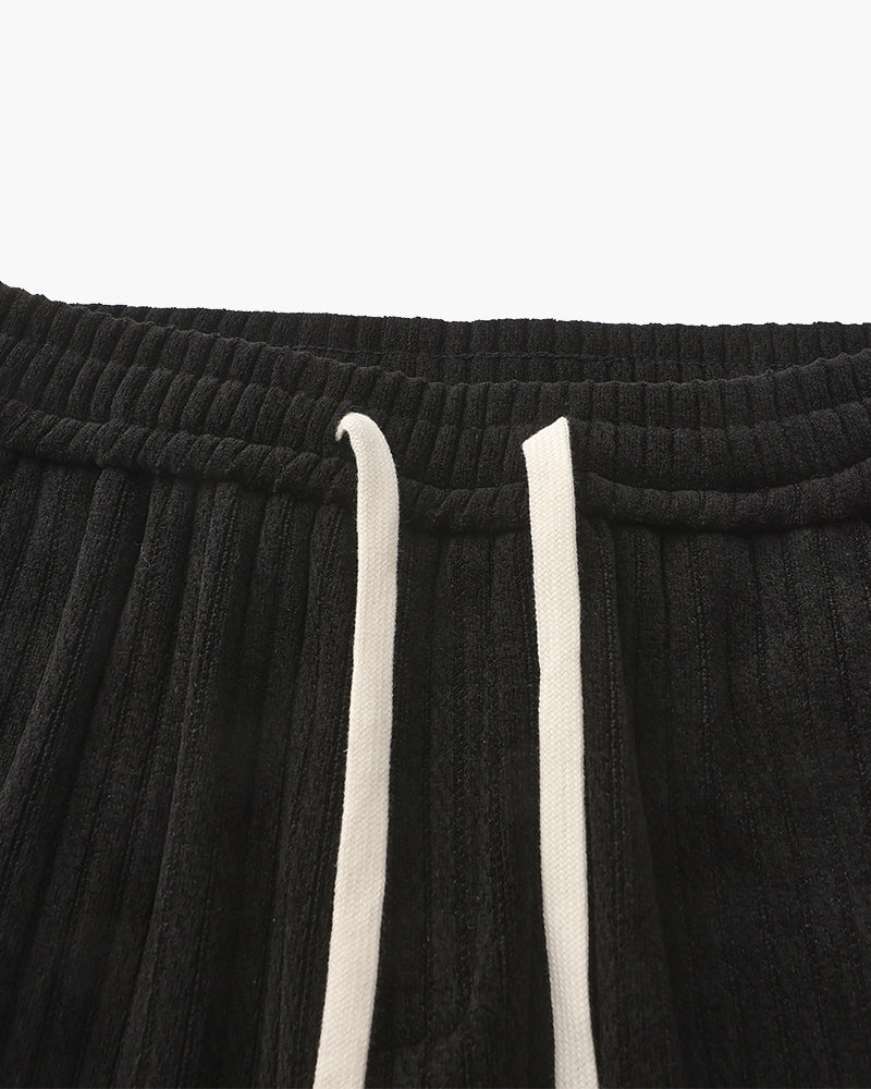 Pantalon Elegant Roman din Catifea