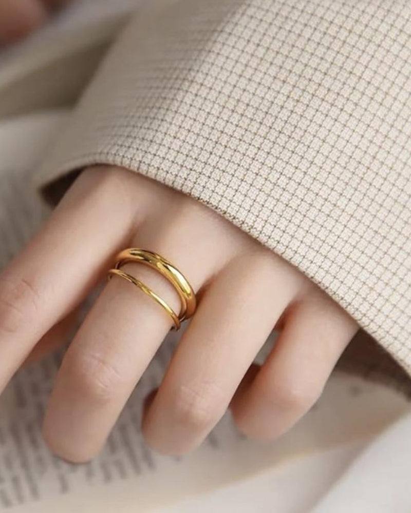 Elegant Infinity Band Ring