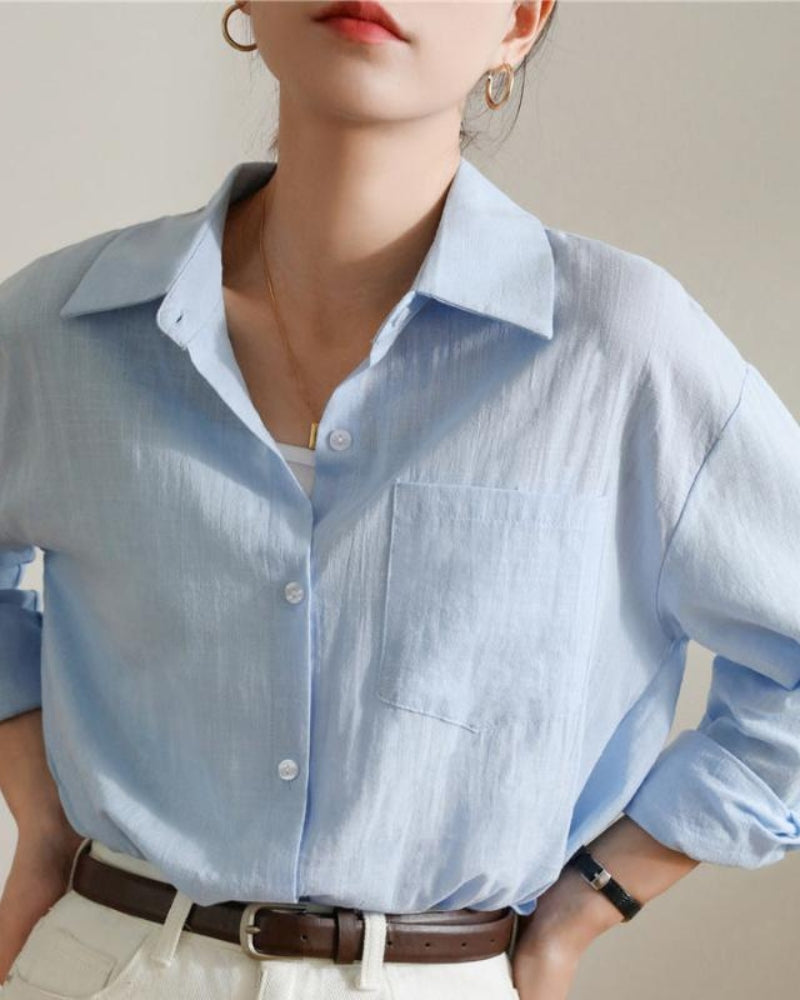 Elegant Estate Lady’s Linen Shirt
