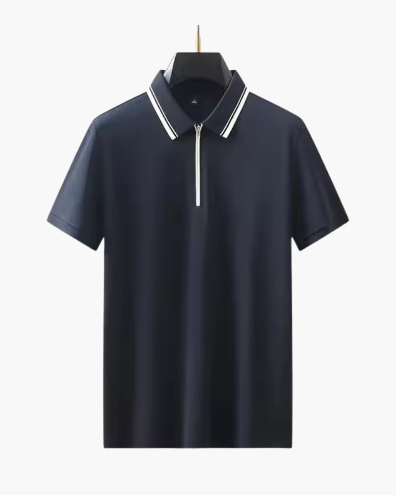 Ridgeway Classic Zip-Up Polo Shirt