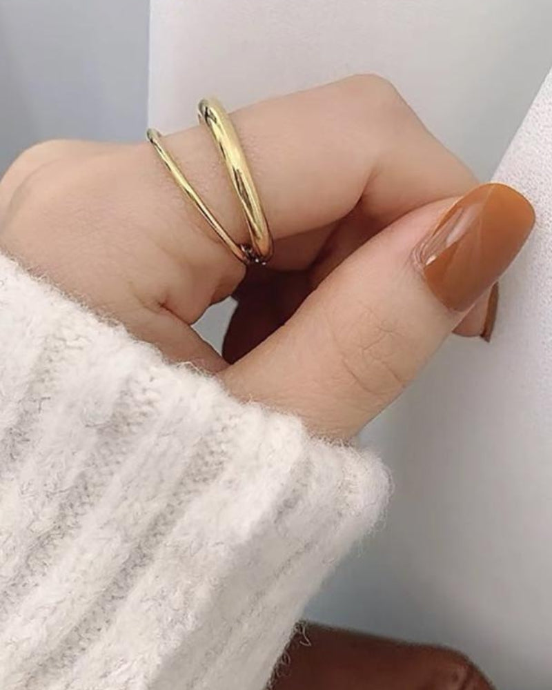 Elegant Infinity Band Ring