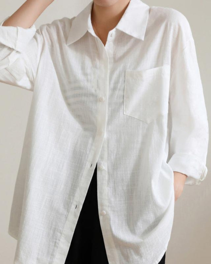 Elegant Estate Lady’s Linen Shirt