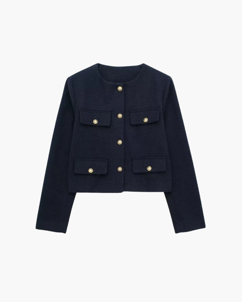 Savile Tailored Cropped Blazer
