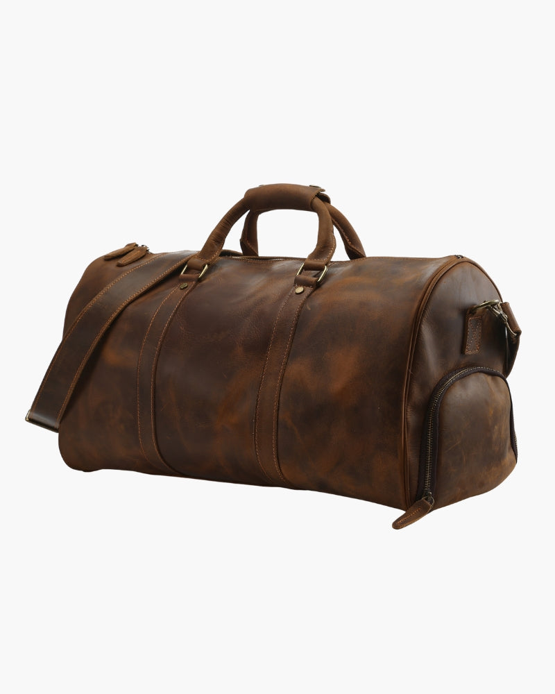 Montague Premium Leather Duffle Bag