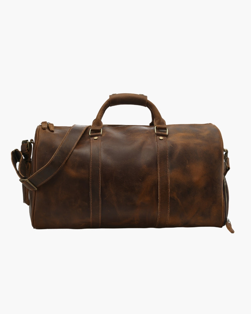 Montague Premium Leather Duffle Bag
