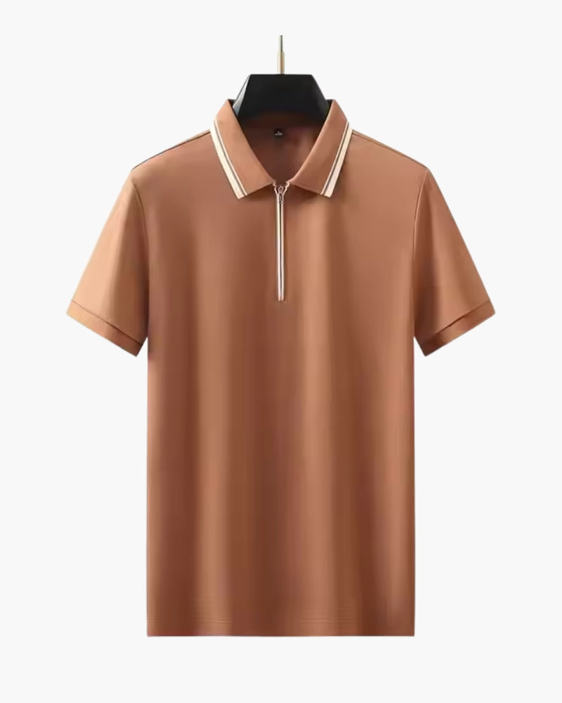 Ridgeway Classic Zip-Up Polo Shirt