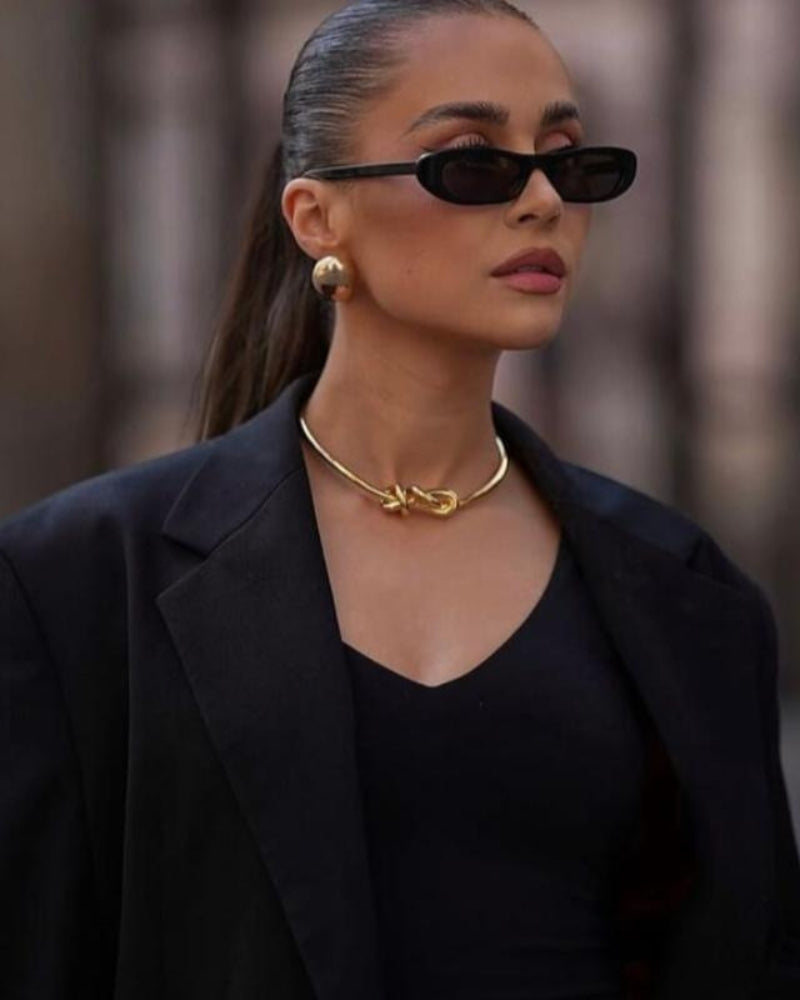 Sylvie Oval-Frame Sunglasses
