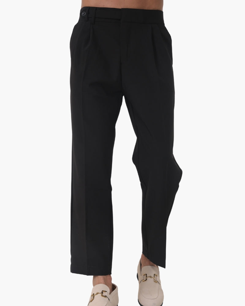 Paris Pantalon Taille Haute Élégant