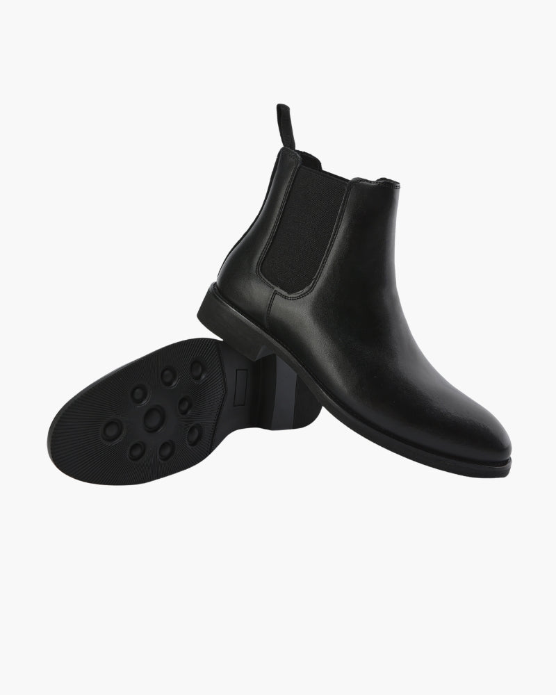 Old Money-Inspired Classic Chelsea Boots