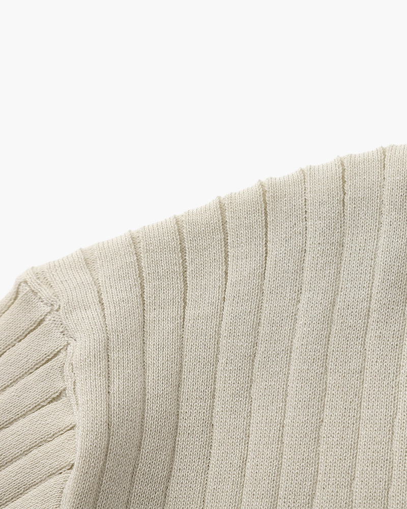 Premium Textured Ribbed Polo Shirt