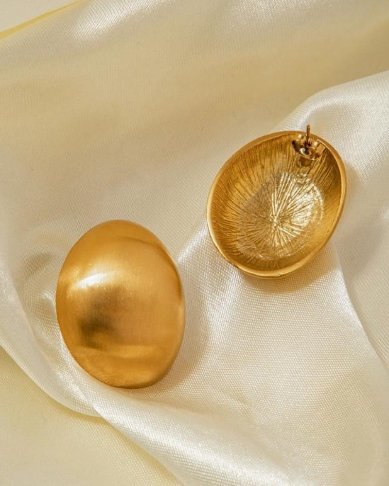 Orova Shield Statement Earrings