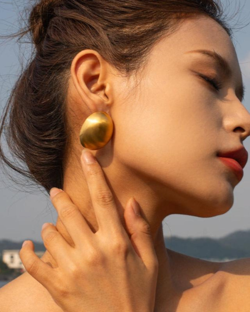 Orova Shield Statement Earrings