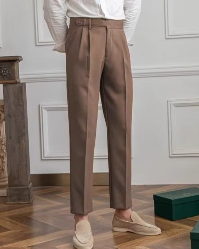Paris Pantalon Taille Haute Élégant