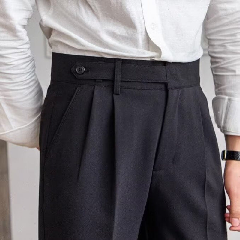 Paris Pantalon Taille Haute Élégant