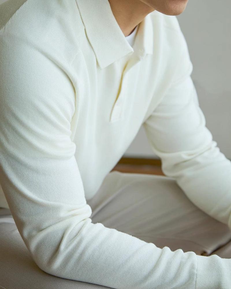 Premium 100% Wool Polo Shirt