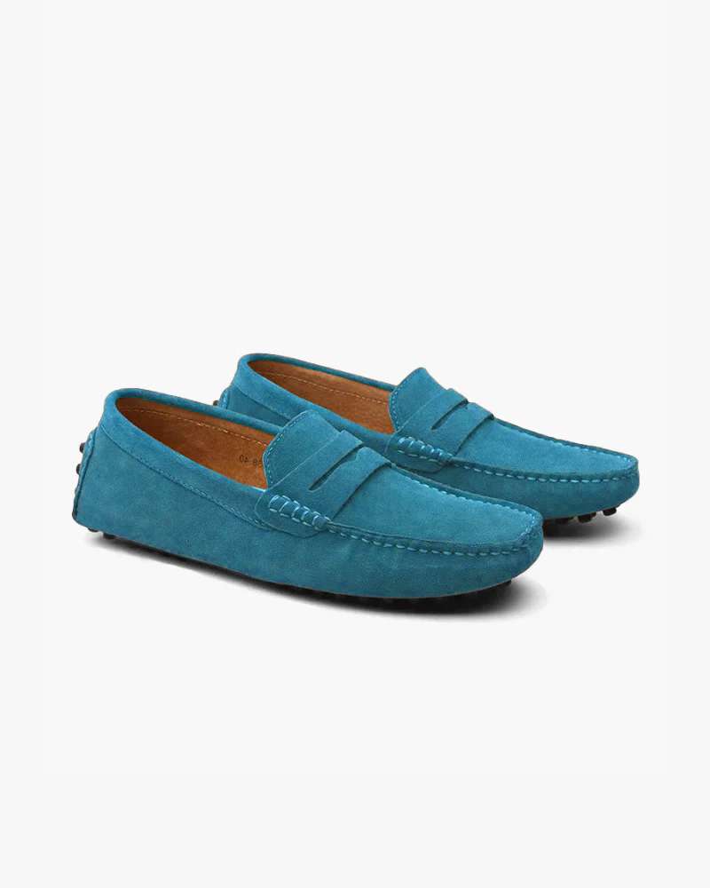 Premium Suede Driving Loafers