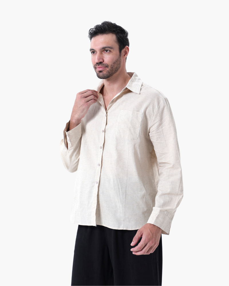 Old Money Linen Long-Sleeve Combo