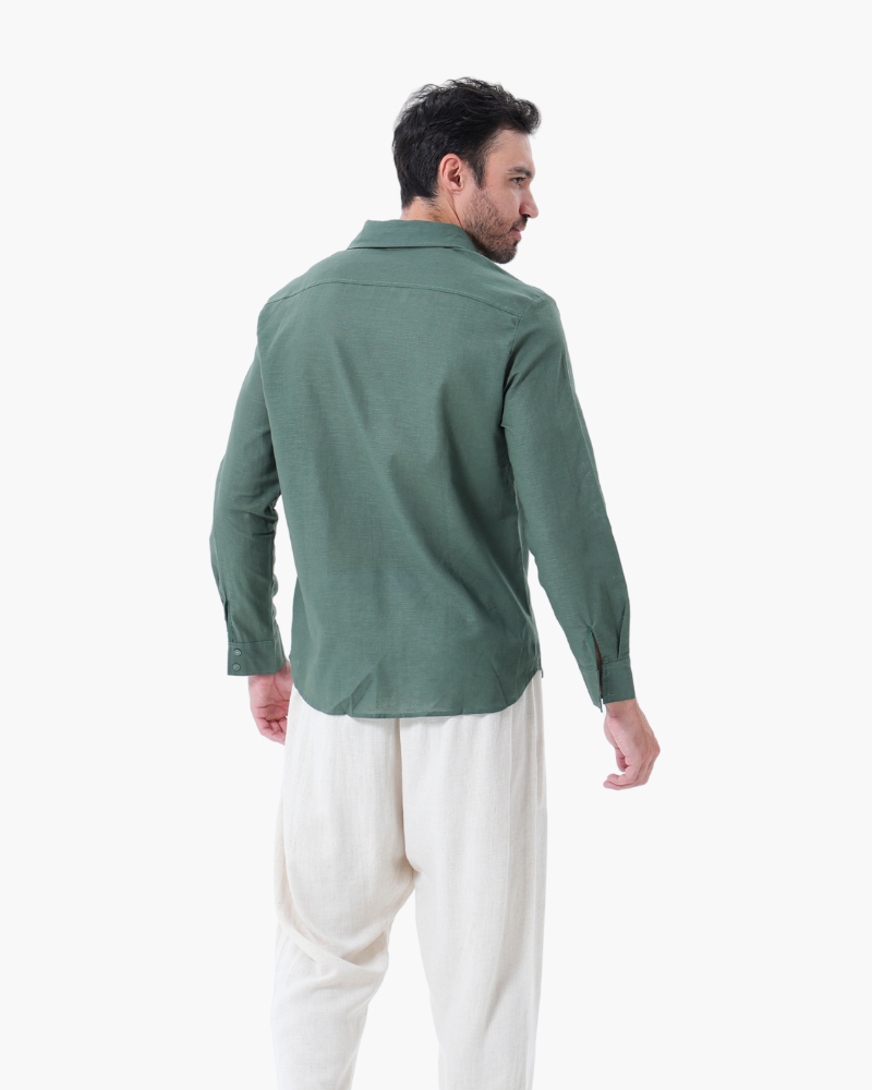 Old Money Linen Long-Sleeve Combo