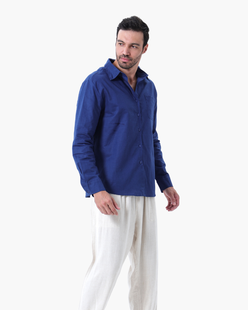 Old Money Linen Long-Sleeve Combo