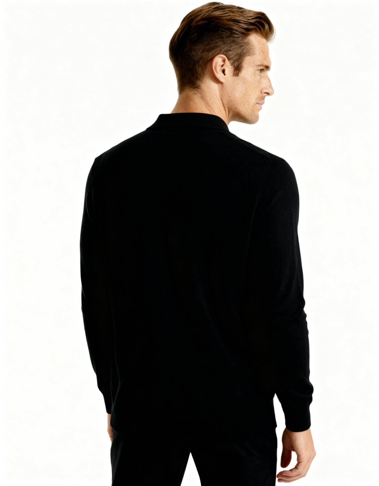 100% Luxurious Cashmere Polo Sweater