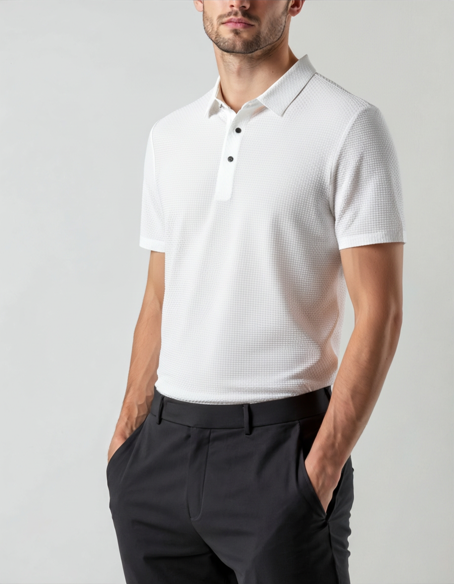 Prestigio Silk Polo – Wrinkle-Resistant Elegance