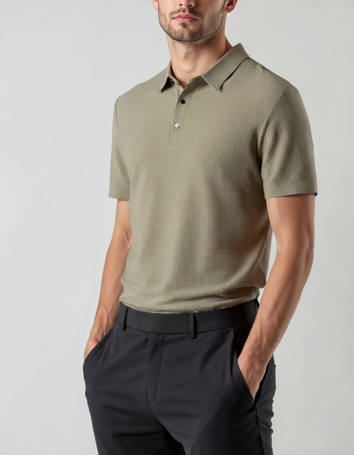 Prestigio Silk Polo – Wrinkle-Resistant Elegance